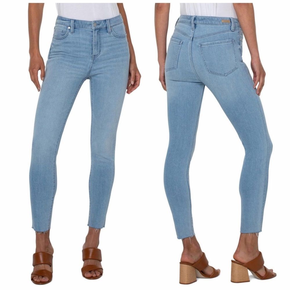 NWT Liverpool Abby Hi-Rise Ankle Keniston Blue Jeans Size 12/31 Women - Picture 1 of 14